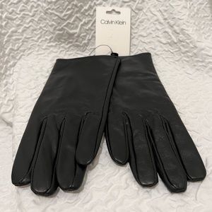 Calvin Klein Leather Gloves